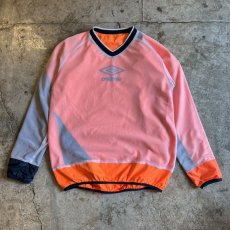 画像3:  【UMBRO】BI COLOR FRONT EMBROIDERY DESIGN L/S GAME TOPS / Ladies L  (3)