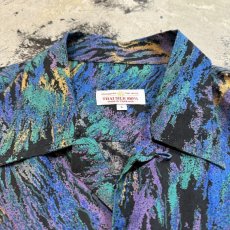 画像10: ARTISTIC GRAPHIC PATTERN S/S SHIRT / Mens L (10)