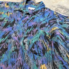 画像4: ARTISTIC GRAPHIC PATTERN S/S SHIRT / Mens L (4)