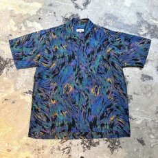 画像1: ARTISTIC GRAPHIC PATTERN S/S SHIRT / Mens L (1)