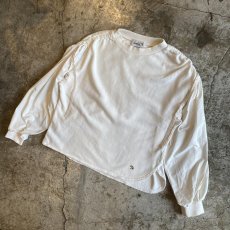 画像4: 【ARNOLD PALMER】WHITE COLOR SLEEVE DESIGN SWEAT / Ladies M  (4)