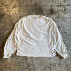 画像1: 【ARNOLD PALMER】WHITE COLOR SLEEVE DESIGN SWEAT / Ladies M  (1)