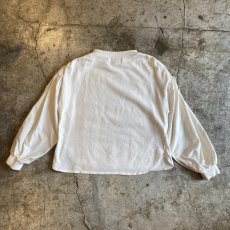 画像2: 【ARNOLD PALMER】WHITE COLOR SLEEVE DESIGN SWEAT / Ladies M  (2)