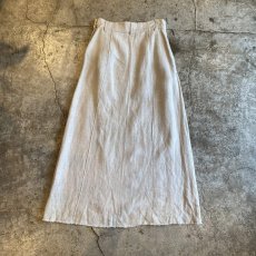 画像2: NATURAL COLOR A LINE DESIGN SKIRT / W28 (2)