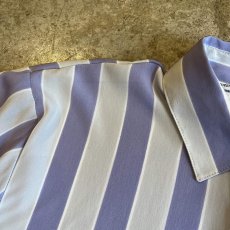 画像9: PALE TONE STRIPE PATTERN DESIGN L/S SHIRT / Ladies M(12) (9)