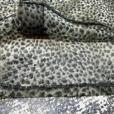 画像8: ALL OVER LEOPARD PATTERN L/S SHEER SHIRT / Mens L (8)