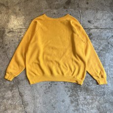 画像2: OLD FRONT LOGO PRINTED DESIGN COLOR L/S SWEAT / Ladies M / MADE IN USA (2)