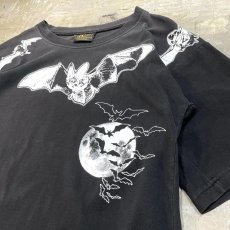 画像4: BOTH SIDE VARIOUS BATS PRINTED S/S TEE / Mens M (4)