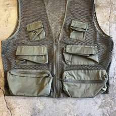 画像7: 6 POCKET DESIGN MESH FISHING VEST / Ladies L (7)