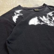 画像3: BOTH SIDE VARIOUS BATS PRINTED S/S TEE / Mens M (3)