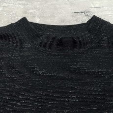 画像10: LAME MIX MOCK NECK L/S TOPS / Mens M (10)