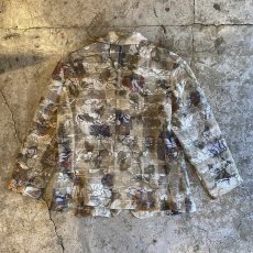 画像2: FLORAL ALL OVER PATTERN SHEER DESIGN JACKET / Ladies M (2)