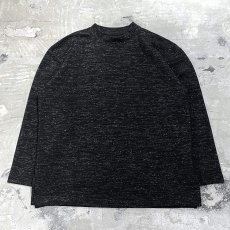 画像1: LAME MIX MOCK NECK L/S TOPS / Mens M (1)