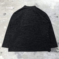 画像2: LAME MIX MOCK NECK L/S TOPS / Mens M (2)