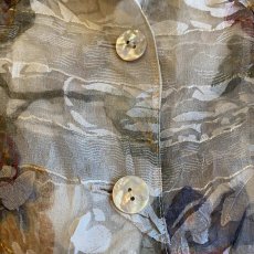 画像7: FLORAL ALL OVER PATTERN SHEER DESIGN JACKET / Ladies M (7)