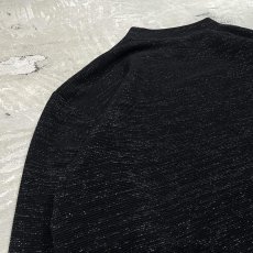 画像9: LAME MIX MOCK NECK L/S TOPS / Mens M (9)