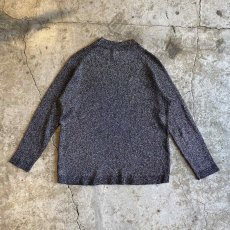 画像2: MOCK NECK METALLIC COLOR DESIGN KNIT L/S TOPS / Ladies M (2)