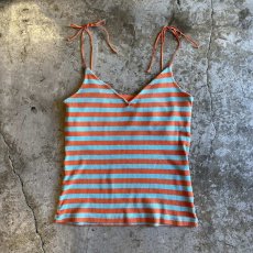 画像1: COLOR BORDER DESIGN CAMISOLE / Ladies M (1)