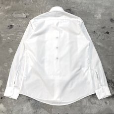 画像2: STUDS DECORATIVE FRONT PLEATED L/S DRESS SHIRT / Mens S (2)