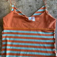 画像8: COLOR BORDER DESIGN CAMISOLE / Ladies M (8)