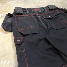 画像9: MULTI POCKET COLOR STITCH WORK PANTS / W33 (9)