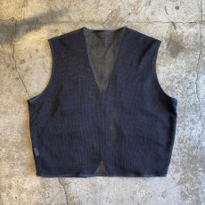 画像2: BLACK COLOR DESIGN MESH FISHING VEST / Ladies M (2)