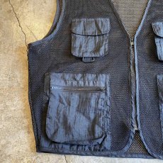 画像6: BLACK COLOR DESIGN MESH FISHING VEST / Ladies M (6)