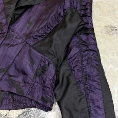 画像6: COLOR SWITCHED WASHER DESIGN SILK JACKET / Mens S(L) (6)