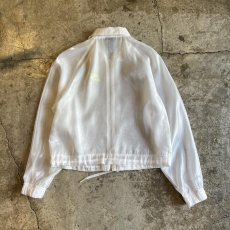 画像2: 【NIKE】WHITE LUSTER COLOR SHEER DESIGN ZIP UP JACKET / Ladies M (2)