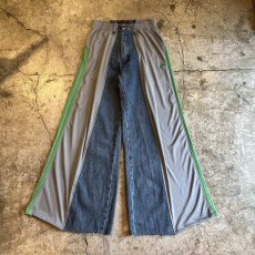 画像1: 【Wiz&Witch】"UNITED" SPORTY DENIM PANTS / OS (1)