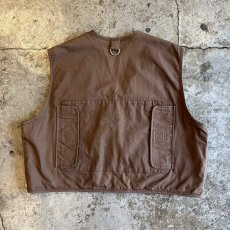 画像2: BROWN COLOR 13 POCKET DESIGN FISHING VEST / Ladies L (2)