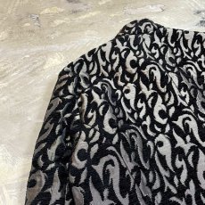 画像9: 【GIVENCHY】ALL OVER PATTERN JACQUARD STAND COLLAR JACKET / Mens S (9)