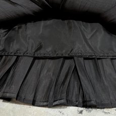 画像8: LUSTER BLACK COLOR PLESTED DESIGN SKIRT / W26~ (8)