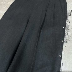 画像4: SIDE STUDS DECORATIVE GRAY COLOR SLACKS / W30 (4)