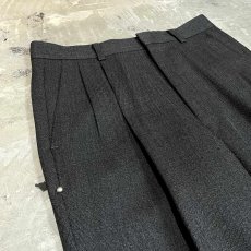 画像3: SIDE STUDS DECORATIVE GRAY COLOR SLACKS / W30 (3)