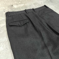 画像9: SIDE STUDS DECORATIVE GRAY COLOR SLACKS / W30 (9)