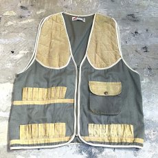 画像1: OLD COLOR SWITCHED HUNTING VEST / Mens L (1)