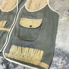 画像6: OLD COLOR SWITCHED HUNTING VEST / Mens L (6)