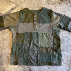 画像10: 【Wiz&Witch】"UNITED" PATCHWORK MILITARY L/S TOPS / OS (10)