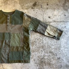 画像9: 【Wiz&Witch】"UNITED" PATCHWORK MILITARY L/S TOPS / OS (9)