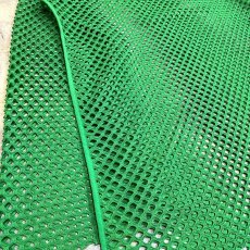 画像5: GREEN COLOR MESH FLARE SLEEVE L/S TOPS / Mens L (5)