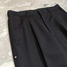 画像3: SIDE STUDS DECORATIVE STRIPE PATTERN SLACKS / W30 (3)