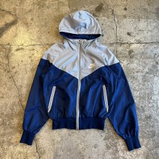 画像1: 70's【NIKE】BI COLOR DESIGN NYLON ZIP UP JACKET / Ladies M(S) / MADE IN USA (1)