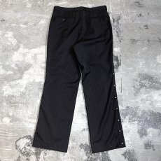 画像2: SIDE STUDS DECORATIVE STRIPE PATTERN SLACKS / W30 (2)