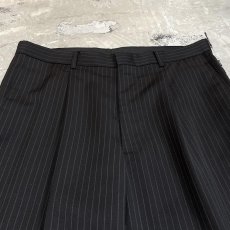 画像10: SIDE STUDS DECORATIVE STRIPE PATTERN SLACKS / W30 (10)