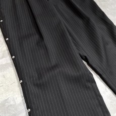 画像5: SIDE STUDS DECORATIVE STRIPE PATTERN SLACKS / W30 (5)