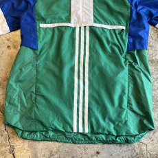 画像12: 【adidas】THREE COLOR PATTERN FRONT LINE DESIGN ANORAK HOODIE / Ladies L (12)