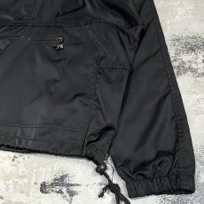 画像6: "BEAR ATHLETIC" EMBROIDERY BLACK ANORAK PARKA / Mens S (6)