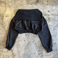 画像2: FRONT ZIP RIB SAILOR DESIGN SHORT L/S TOPS / Ladies M (2)