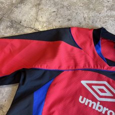 画像9:  【UMBRO】3 COLOR PATCHWORK PATTERN DESIGN L/S GAME TOPS / Ladies L  (9)